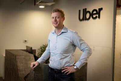 Andrew Macdonald, senior vice president for mobility at Uber Technologies, said the UAE and Middle East are regions that are 'leading on a number of the key priorities' for the company. Antonie Robertson / The National
