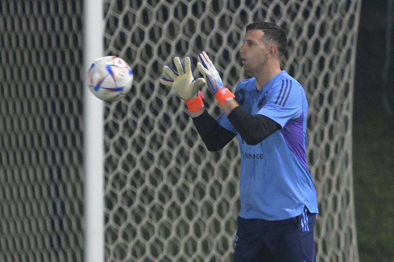 Argentina goalkeeper Emiliano Martinez. AFP