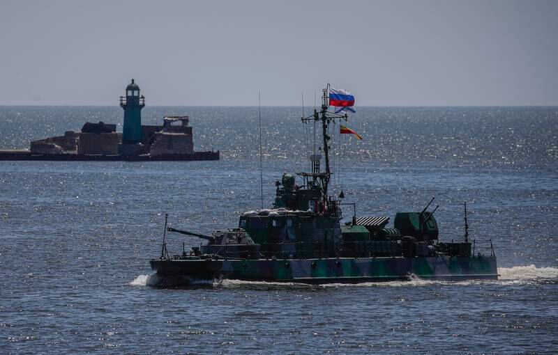 The blockade of Black Sea ports has left Ukraine looking for other ways to export its grain surplus. EPA