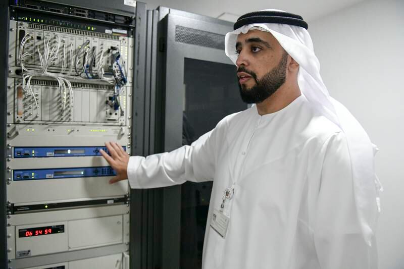 Waleed Alkalbani shows us the most accurate clock in the UAE. 