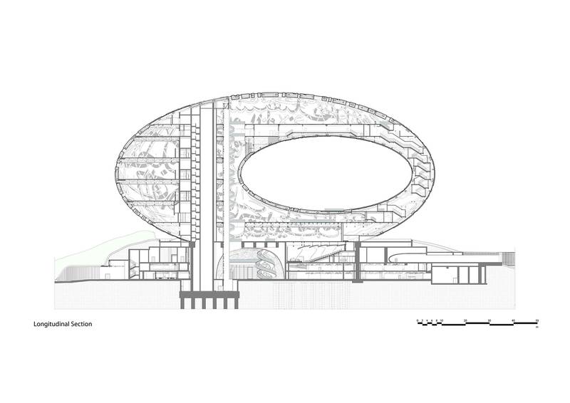 A longitude section sketch of the Museum of the Future. Photo: Killa Design