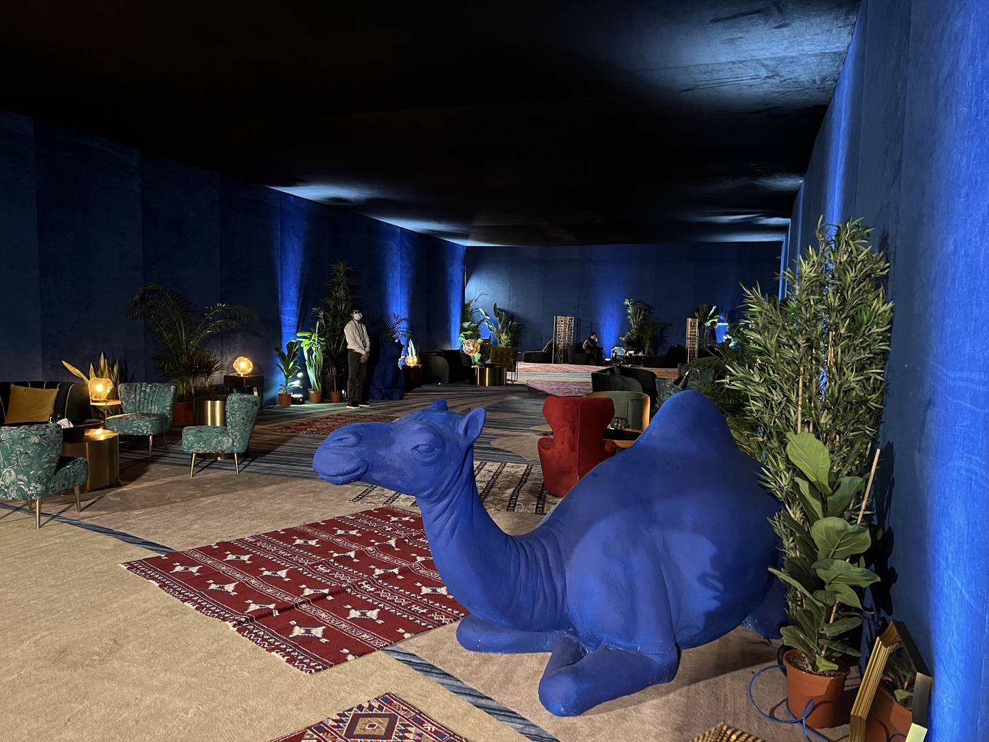 Artist lounge at 2021 Soundstorm festival in Riyadh, Saudi Arabia. Photo: MDL Beast