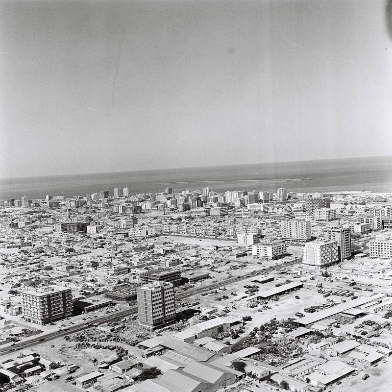 How Abu Dhabi city looked in the 1970s. Courtesy Ron McCulloch