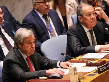 UN chief warns risk of global conflict at ‘historic high’
