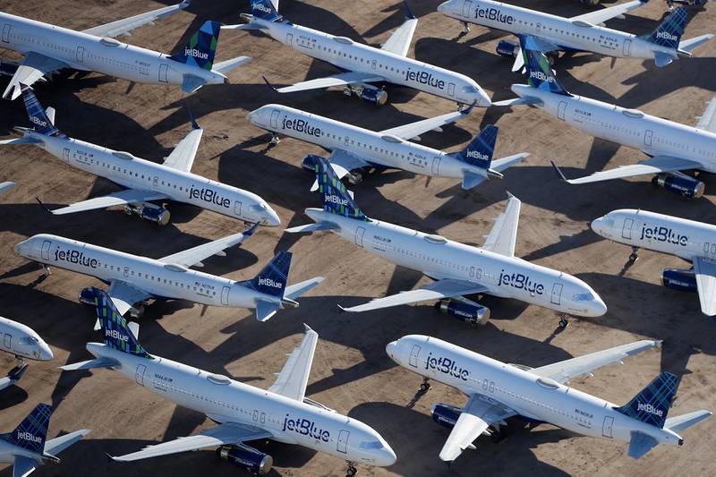 JetBlue, which has its headquarters in New York, is North America's seventh-biggest airline by passengers carried. AFP