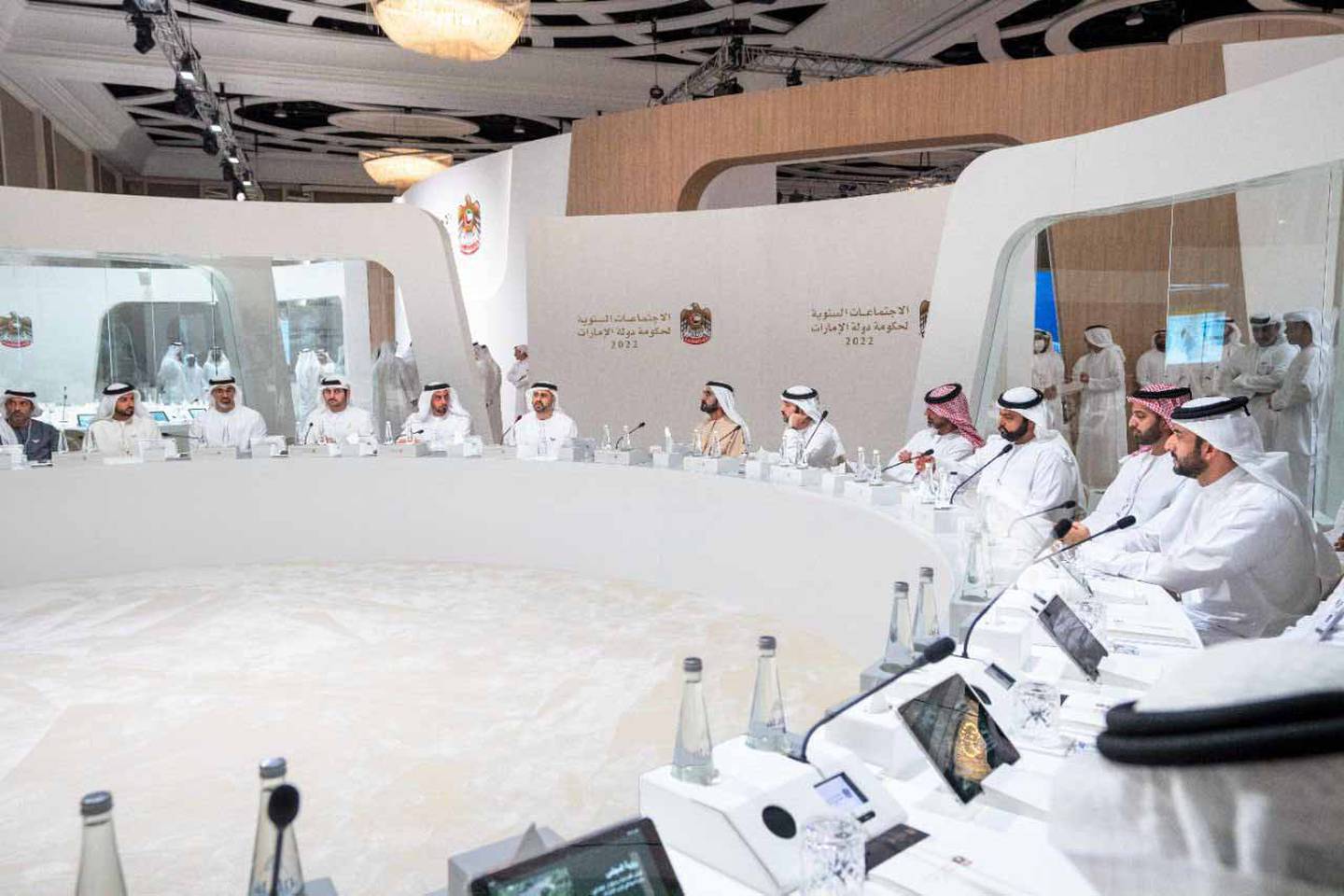 The meetings brought together government entities at federal and local levels to discuss the challenges, strategies and initiatives that will lead the country on the path to achieve the Centennial 2071 Plan. Photo: @HHShkMohd / Twitter