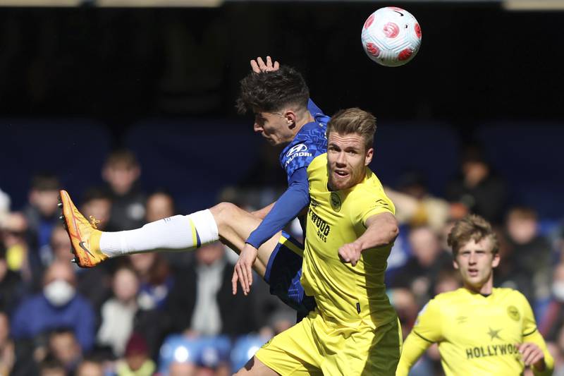 Kristoffer Ajer – 7 The Norwegian started in a back three and was handy in giving his goalkeeper cover in the second half, providing a crucial block to deny Werner before Brentford took the lead. 
AP