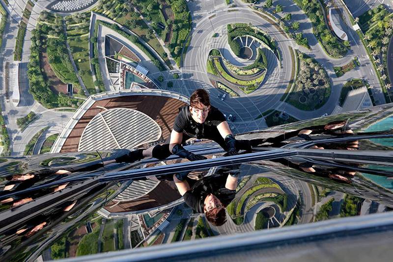 Tom Cruise in Mission: Impossible - Ghost Protocol (2011). credit Paramount pictures
