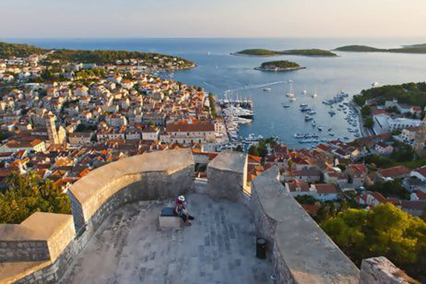 Hvar, Croatia, is open for travel. Corbis