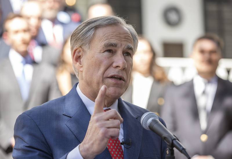 Republican politicians and Texas Governor Greg Abbott muscled sweeping new voting restrictions through the state legislature last year. AP
