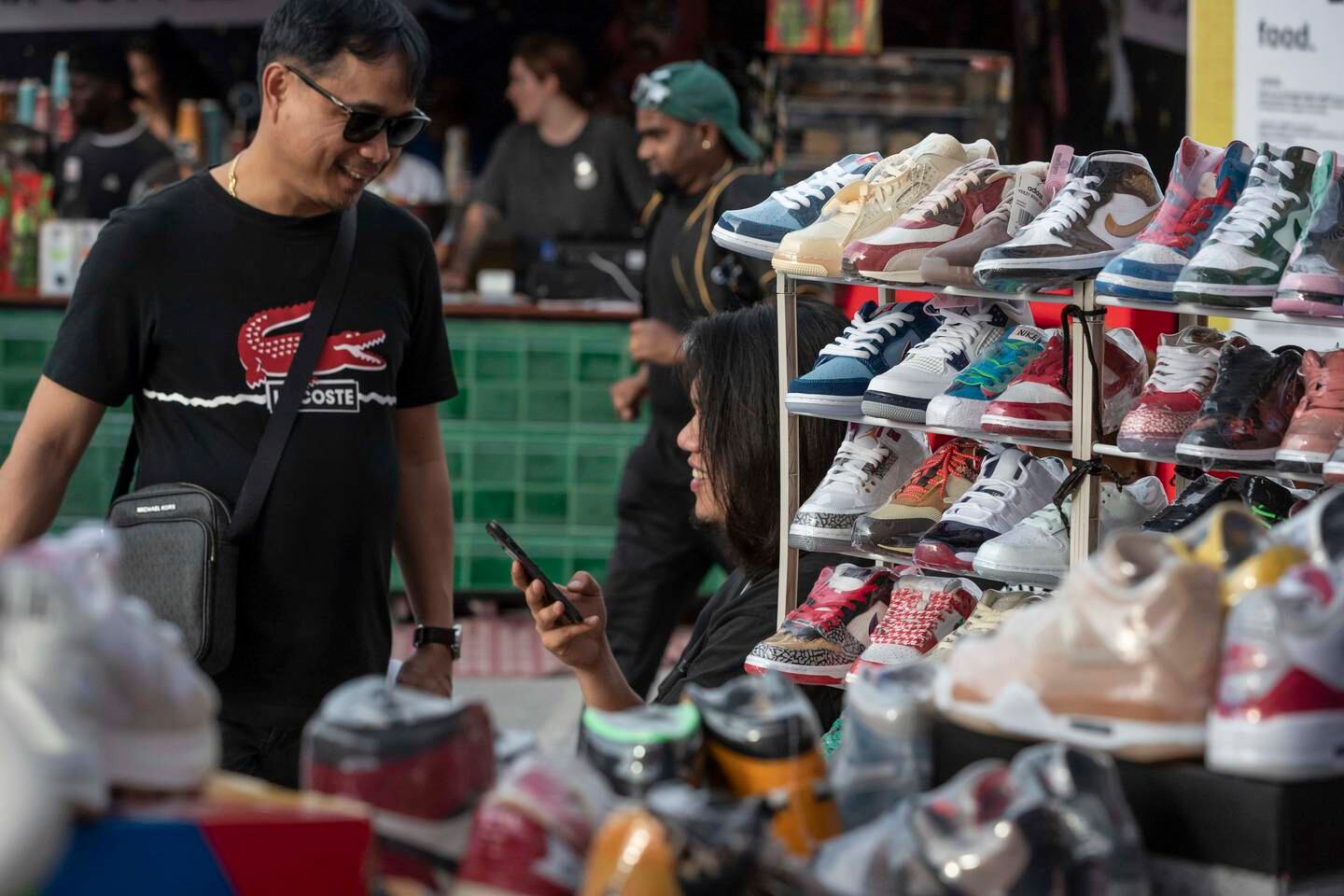 Sneaker culture is a mainstay of Sole DXB. Antonie Robertson / The National


