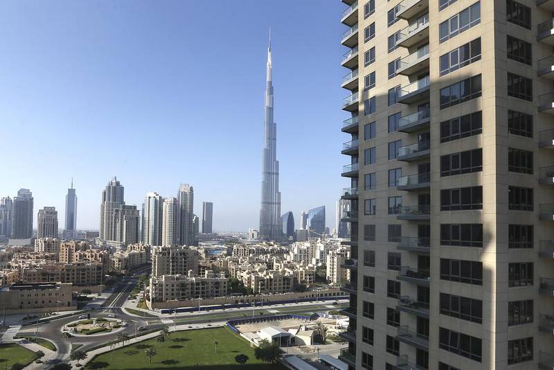 DUBAI, UAE. November 23, 2014 - Stock photograph of buildings near Downtown Dubai, November 23, 2014. (Photos by: Sarah Dea/The National, Story by: STOCK, Business)