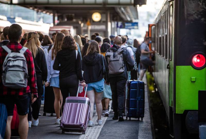 Passengers can travel on local and regional routes anywhere in Germany for €9 a month. Getty