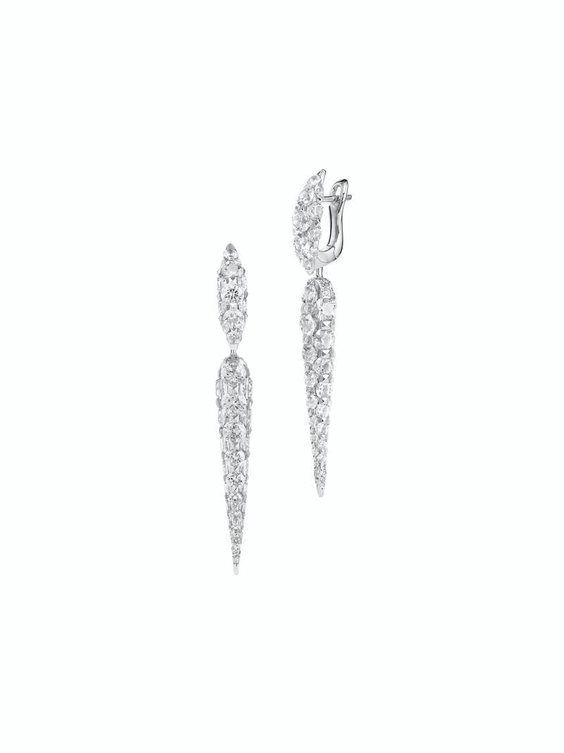 Merveilles Icicle diamond earrings from Boghossian, part of the We Are All Beirut auction by Christie's