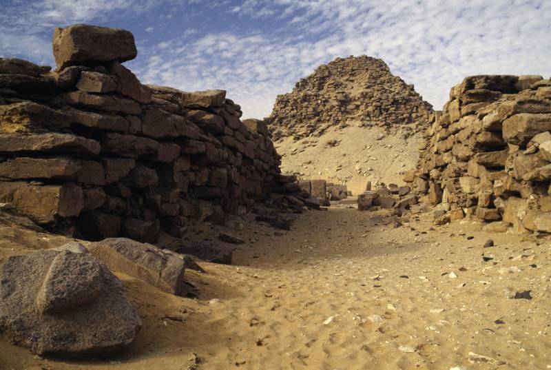 Pyramid and Temple of Nyuserre Ini,                          Necropolis of Abusir, near Saqqara, Egypt. Getty                          Images