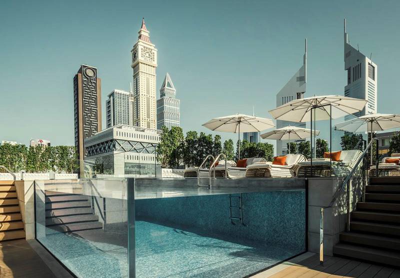 Spend a summer day lounging in the heart of the DIFC. Photo: Four Seasons