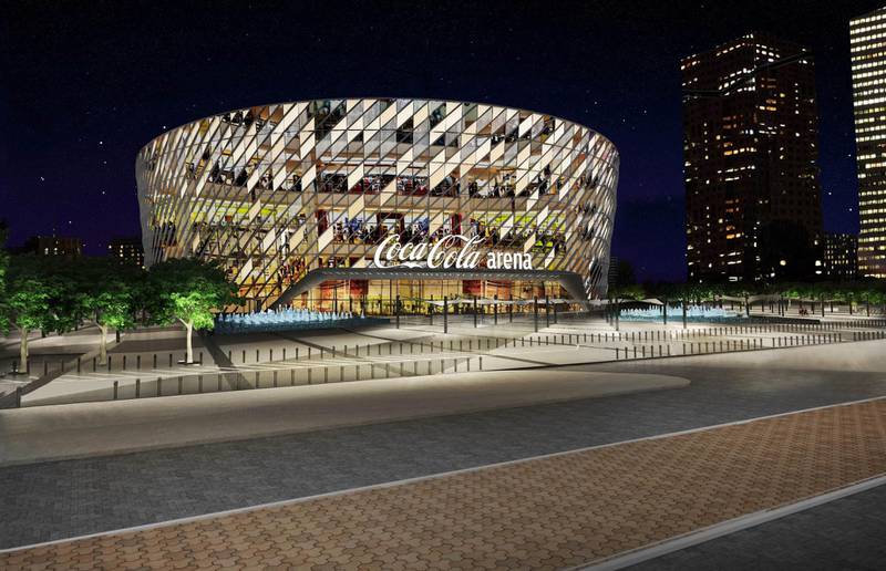 Coca-Cola Arena will open in Dubai in June this year. Courtesy Coca-Cola Arena