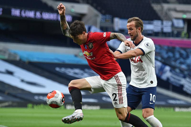 Victor Lindelof - 6: Good distribution and along with his defensive partner Maguire ensured Kane had a quiet game. AFP