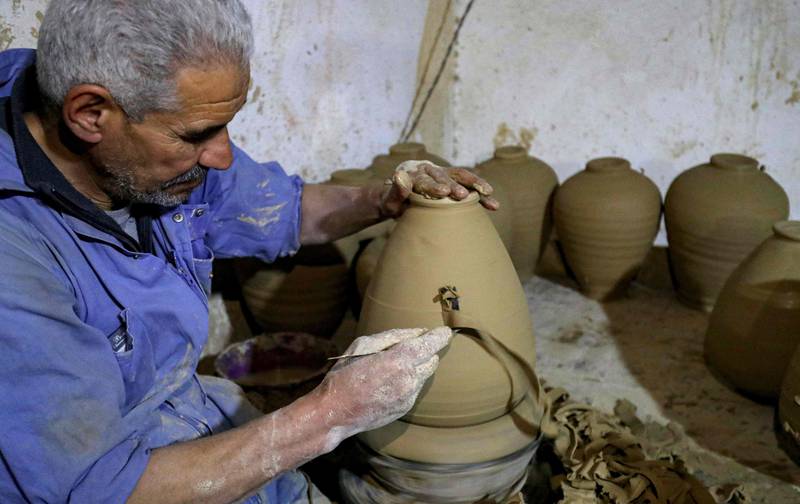 Gharyan sculpted a reputation for ceramics generations ago, but fragile demand is forcing potters to seek new markets on Instagram and Facebook.
