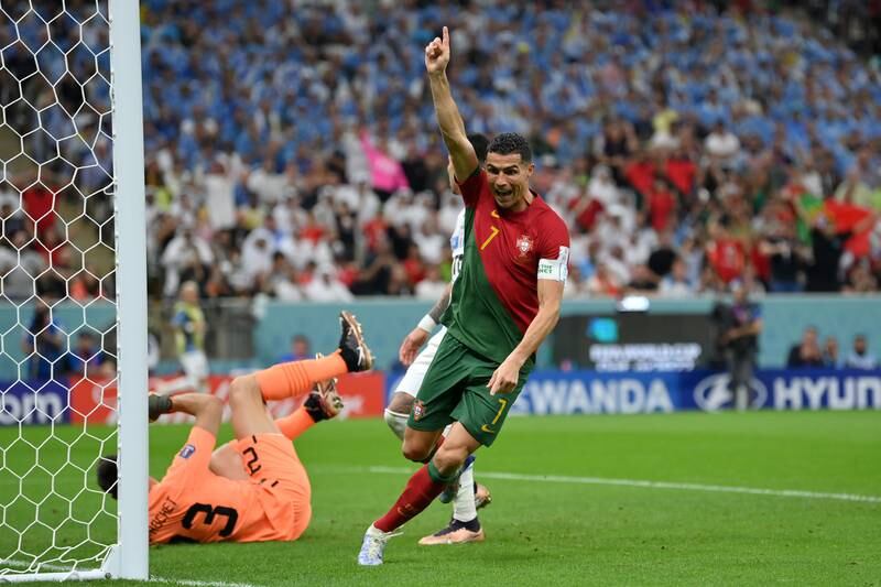 Cristiano Ronaldo 7 - Came close to levelling Eusebio’s World Cup record before he was deemed to not have got a touch on Fernandes’ ball into the box. Getty