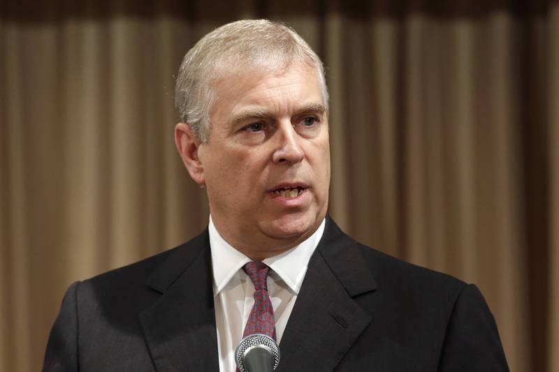 Britain's Prince Andrew, the Duke of York, wants the case thrown out. AP