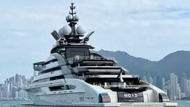 Russian oligarch's luxury yacht 'Nord' leaves Hong Kong