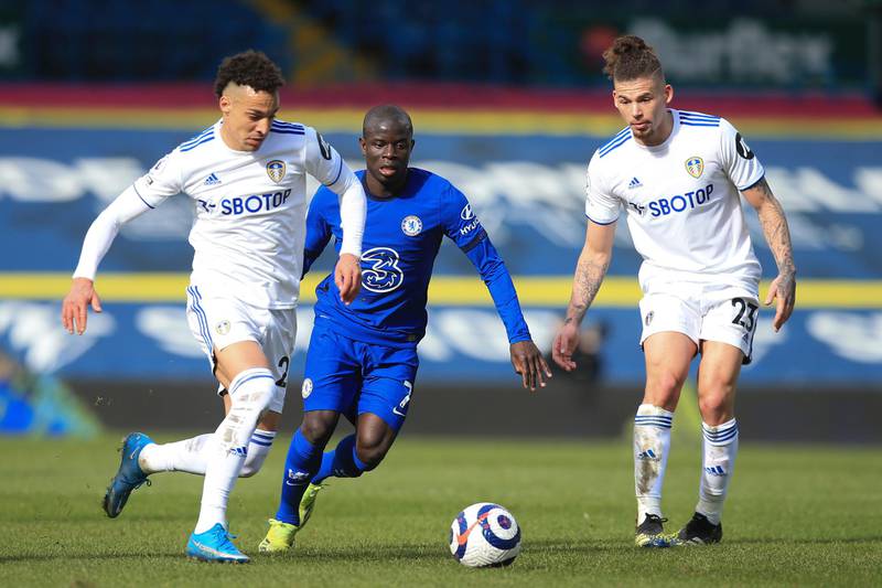 Ngolo Kante – 8. The work rate of the Leeds players is immense – which Kante seemed to regard as a challenge. He outran them all, without breaking sweat. AP