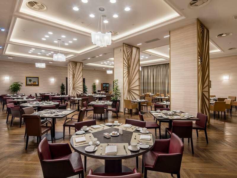 Dining is an elegant affair at Hilton Podgorica Crna Gora.