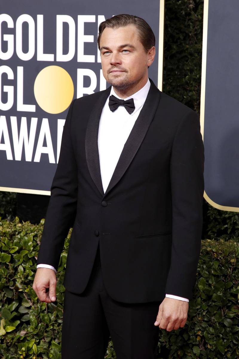 Leonardo DiCaprio arrives for the 77th annual Golden Globe Awards ceremony at the Beverly Hilton Hotel. EPA