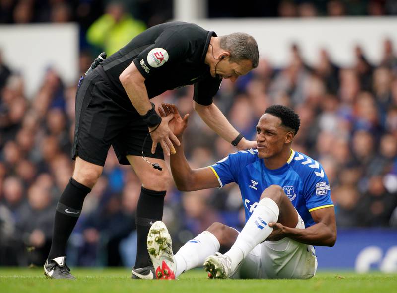 Yerry Mina - 7: Enjoyed a running battle with Havertz from start of game and easily came out on top against German. Made himself look stupid, though, when he fell dramatically to floor after push from Havertz in last 10 minutes. PA