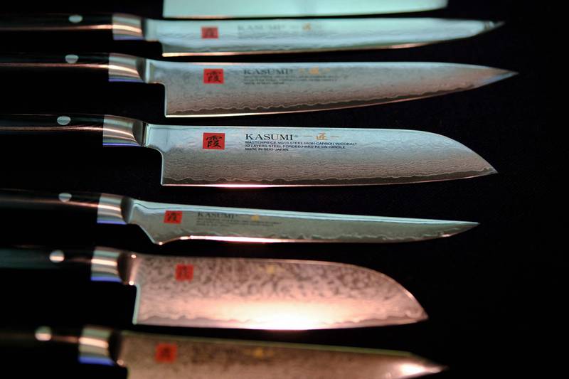 Japanese knives have to be maintained regularly with sharpening stones