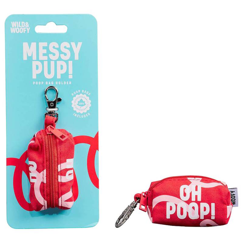 Messy Pup! poop bag holder, Dh51, Namshi. Photo: Wild and Woofy