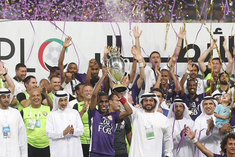 Al Ain won the 2015 Arabian Gulf Super Cup. Photo: Aletihad