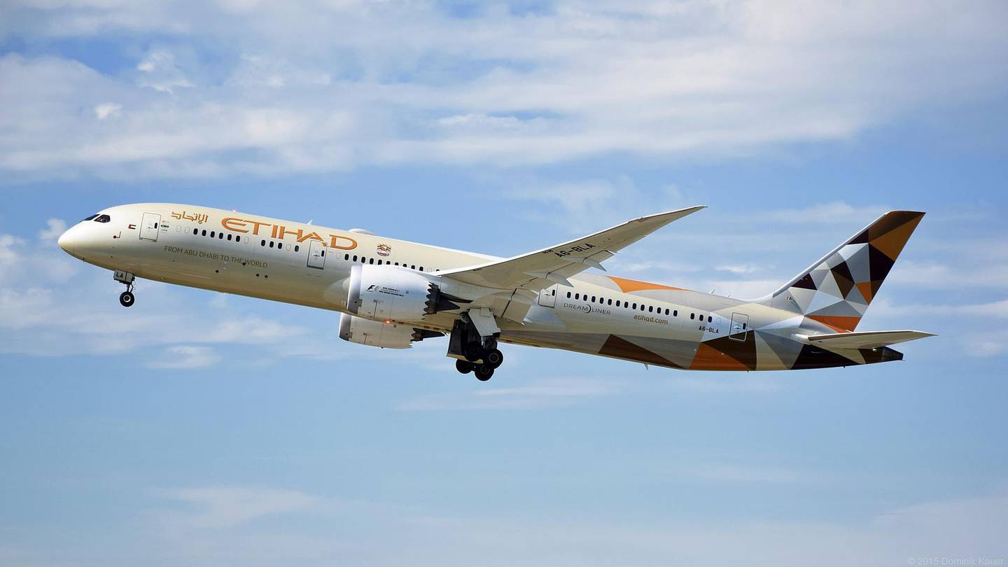Etihad is one of several airlines operating between the UAE and Bahrain. Photo: Etihad