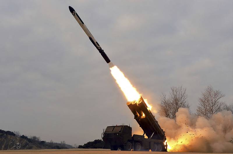 North Korea says this is a long-range cruise missile test. The flurry of tests is regarded as a step towards a resumption of long-range ballistic missile tests. AFP