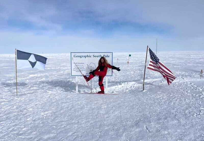Tima Deryan, a Lebanese woman living in the UAE, has climbed the seven highest mountains of each continent and skied to the South Pole. All photos: Tima Deryan