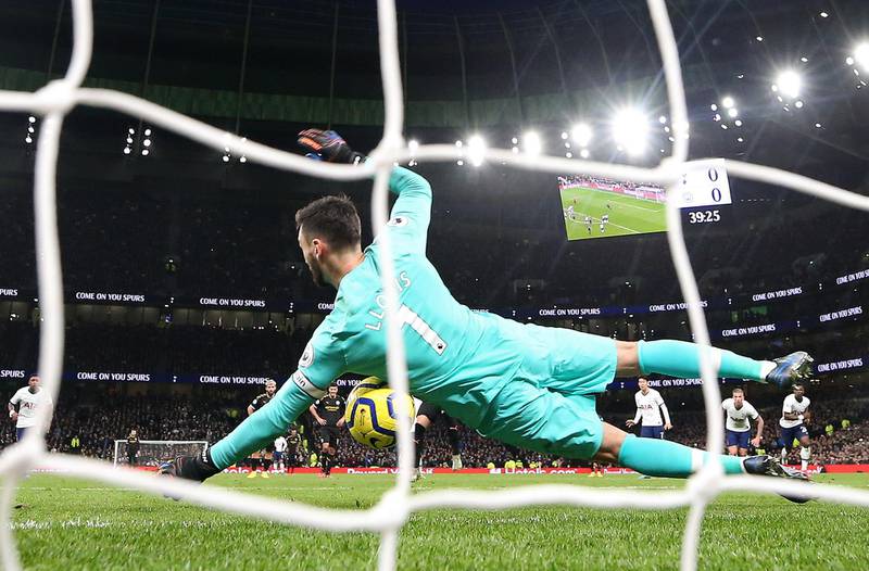 Goalkeeper: Hugo Lloris (Tottenham) – A penalty save from Ilkay Gundogan and a similarly fine stop from Sergio Aguero allowed Spurs to keep a clean sheet against Manchester City. Getty Images