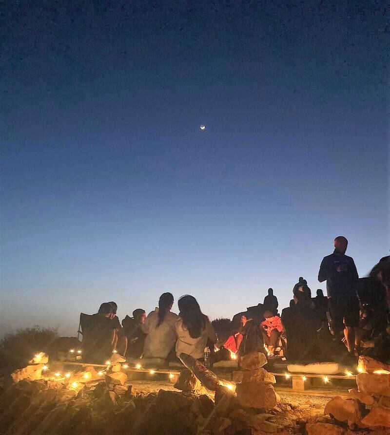 Highlander experiences are not a race and hikers will come together at night to enjoy campfires and local cuisine under the stars. Courtesy Hayley Skirka