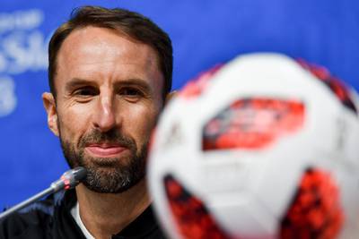 England manager Gareth Southgate received an OBE. AFP