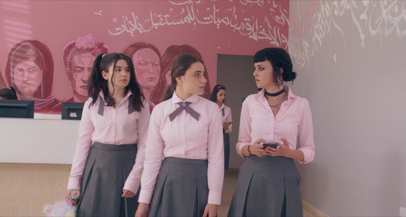 A scene from AlRawabi School for Girls. Photo: Netflix