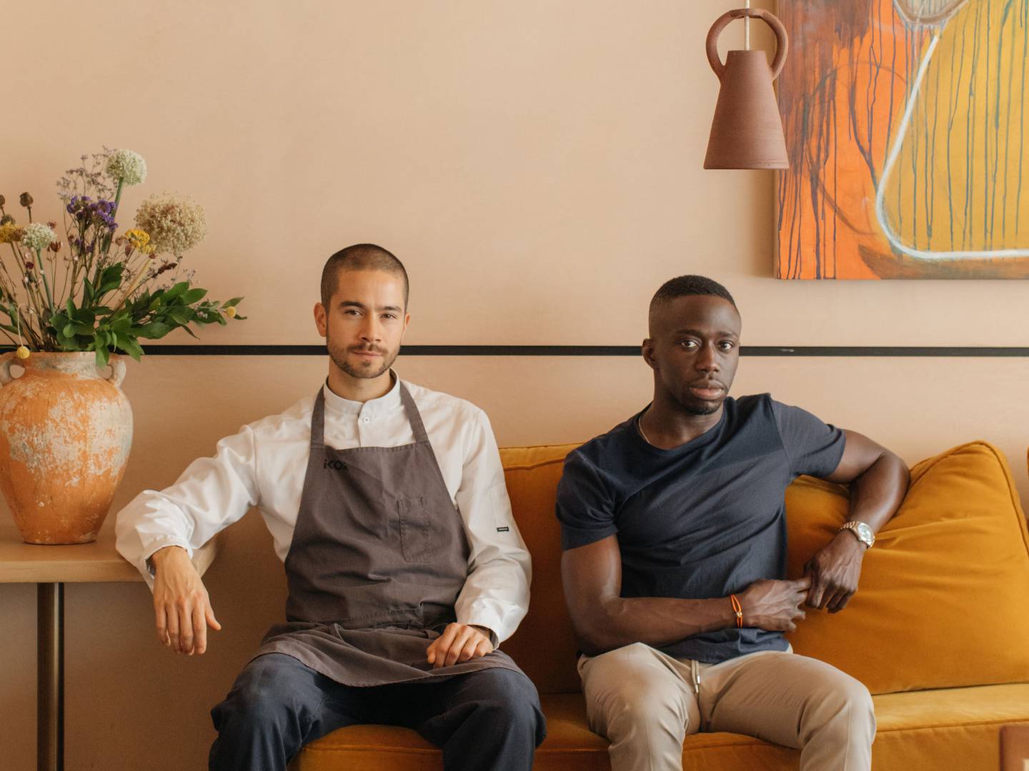 Ikoyi chef Jeremy Chan and business partner Iré Hassan-Odukale. Photo: Ikoyi