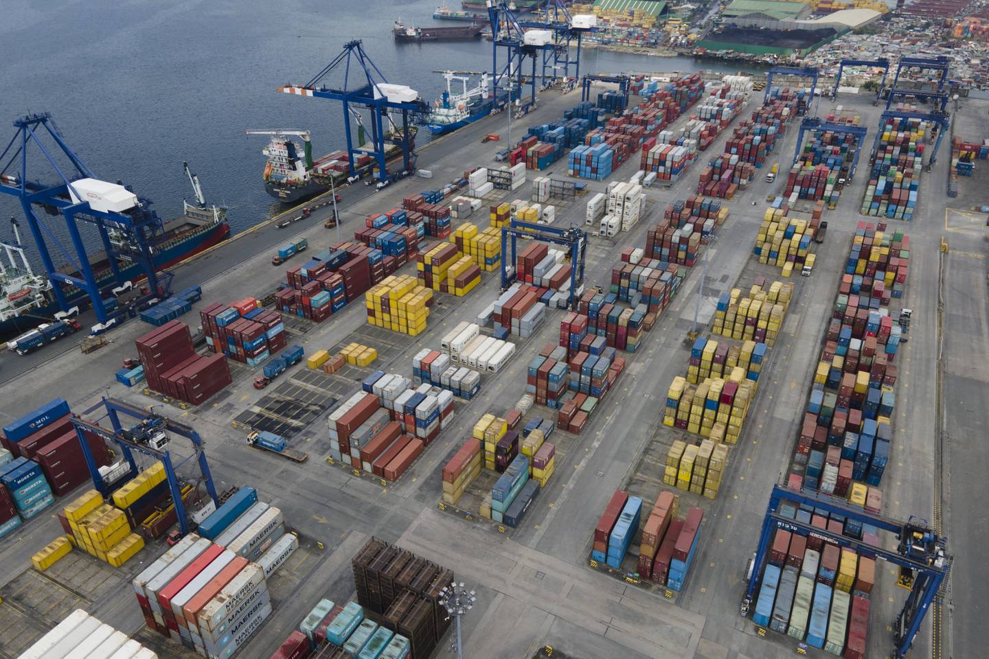 The Covid-induced acute supply chain blockages have led to congestion and delays at ports. AP