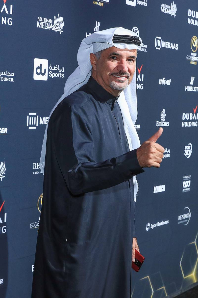 Dubai, U.A.E. . January 3, 2019.Global Soccer Awards, red carpet at the Madinat Jumeirah.   Saeed Hareb, Director General, Dubai Sports Council.Victor Besa / The NationalSection:  SPReporter: