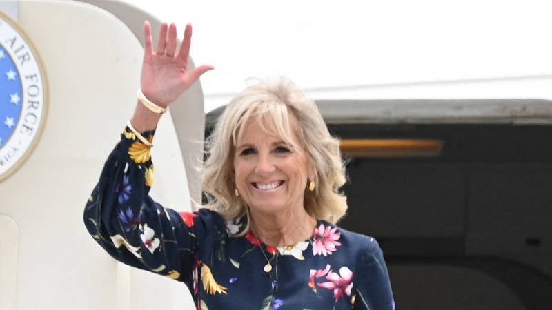 An image that illustrates this article First Lady of the shift dress: Jill Biden's year in style choices