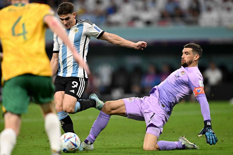 AUSTRALIA RATINGS: Mat Ryan - 5. Wasn’t given too much to do before being beaten by Messi. Came out well to head away Martinez’s long ball but then overplayed with the ball in his own box to gift Argentina their second.

AFP