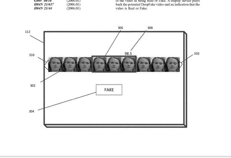 Researchers at MBZUAI have been working on various technologies such as this application, seen in a patent filing, that could potentially detect deepfake videos. Photo: US patent and trademark office