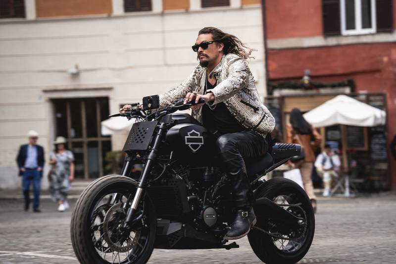 Jason Momoa in a scene from Fast X