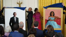 Obamas unveil official White House portraits in emotional ceremony