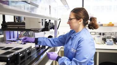 Genomics research at the Royal Marsden, a specialist cancer care hospital in London. Photo: Royal Marsden Hospital
