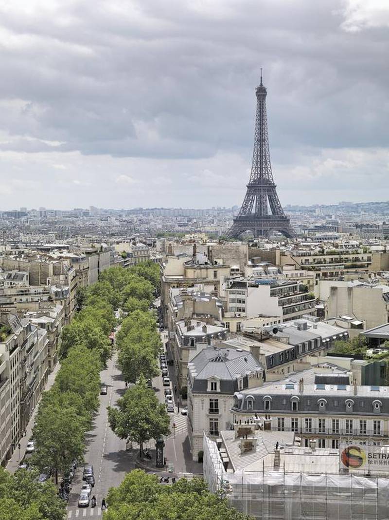 A view of Paris with the Eiffel Tower. Johannes Mann / Corbis